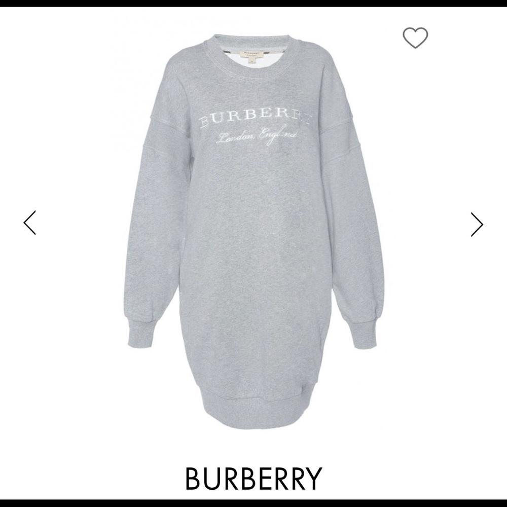 Burberry sweatshirt dress